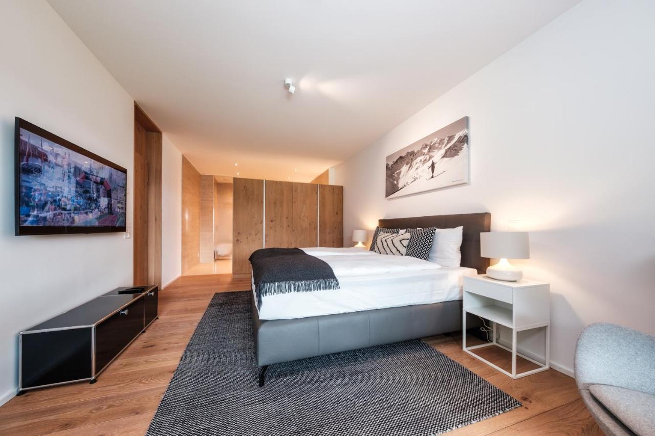 Luxury Panorama Apartment With Alpengold Spa Access 达沃斯 外观 照片