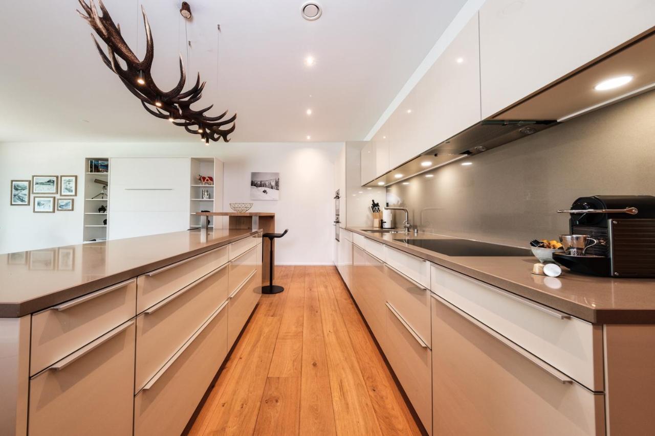 Luxury Panorama Apartment With Alpengold Spa Access 达沃斯 外观 照片