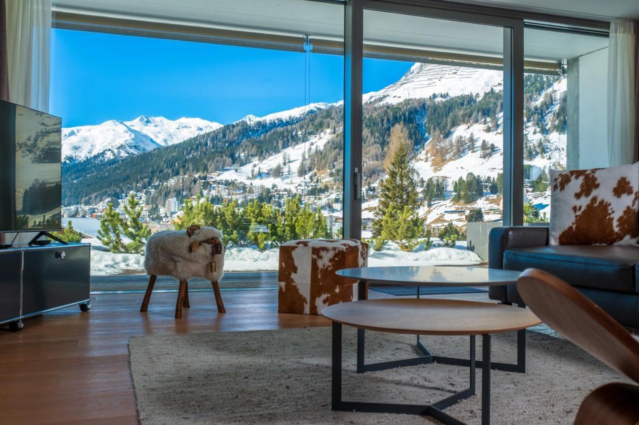 Luxury Panorama Apartment With Alpengold Spa Access 达沃斯 外观 照片